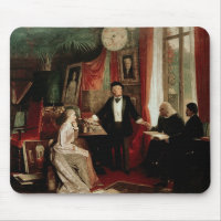 Richard Wagner with Franz Liszt and Liszt's daught