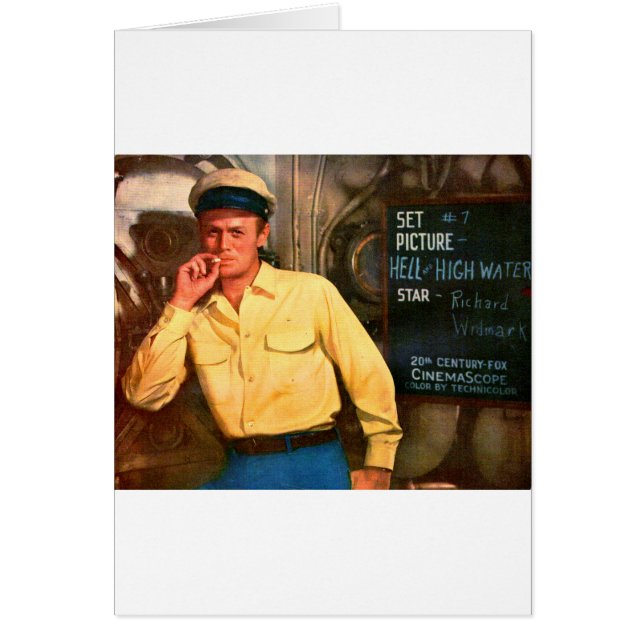 Richard Widmark ad for Hell and High Water (Front)