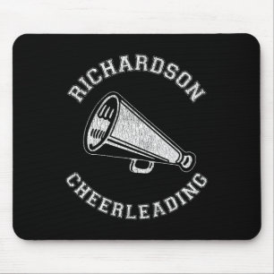 Richardson Cheer Distressed Retro 90's Cheerleader Mouse Pad