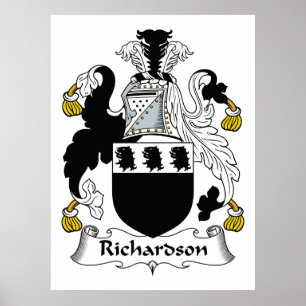 Richardson Family Crest Poster