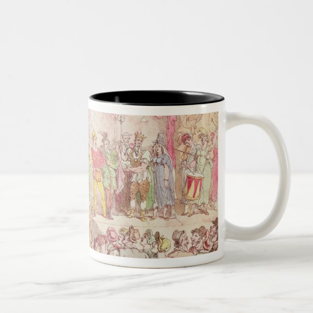 Richardson's Theatre, published by Ackermann's Two-Tone Coffee Mug (Right)