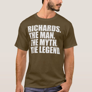 RichardsRichards Family name Richards last Name Ri T-Shirt