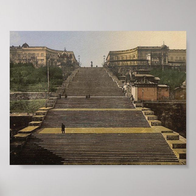 Richelieu Stair, Odessa, Russia, (i.e., Ukraine) c Poster (Front)
