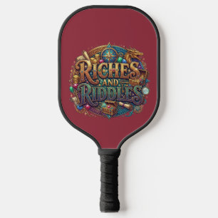 Riches and Riddles – Vintage Treasure & Mystery T- Pickleball Paddle