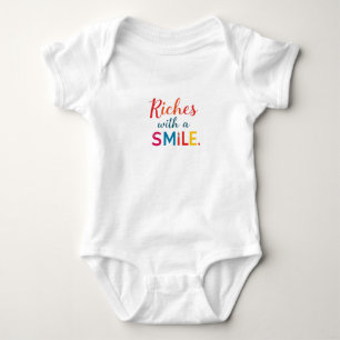Riches with a Smile Baby Bodysuit