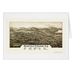 Richfield Springs, NY Panoramic Map - 1886