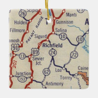 Richfield UT Vintage Map