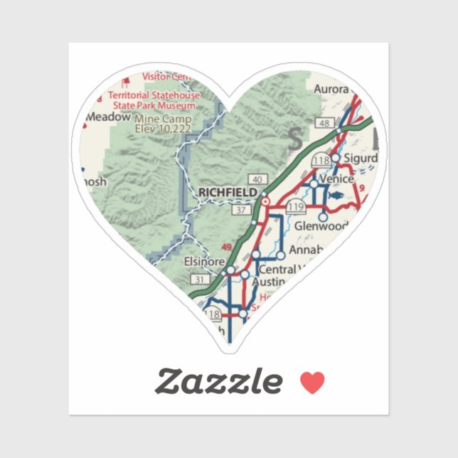 Richfield Utah Map (Sheet)