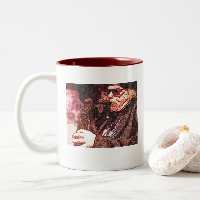 Richie Cole Alto Madness Orchestra Mug (With Donut)