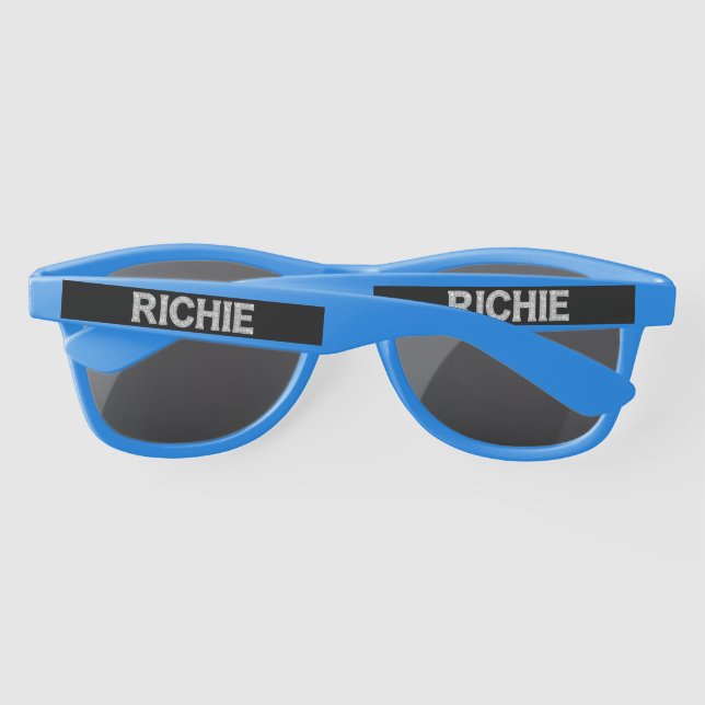 Richie Diamonds Plastic Sunglasses (Back)