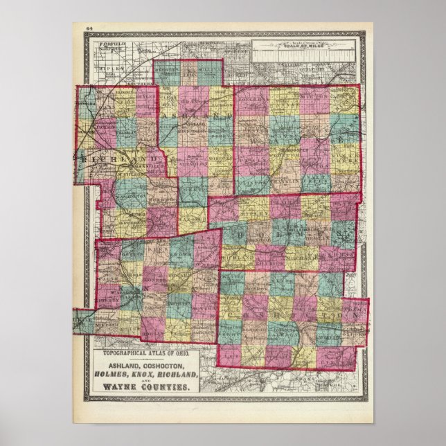 Richland and Wayne Counties Poster (Front)