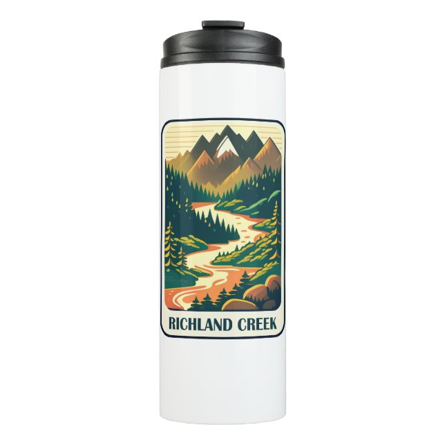 Richland Creek Arkansas Colours Thermal Tumbler (Front)