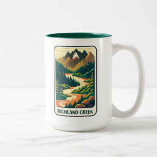 Richland Creek Arkansas Colours Two-Tone Coffee Mug