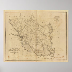 Richland District, South Carolina Poster