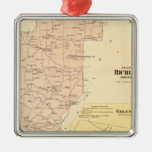 Richland Township Metal Ornament