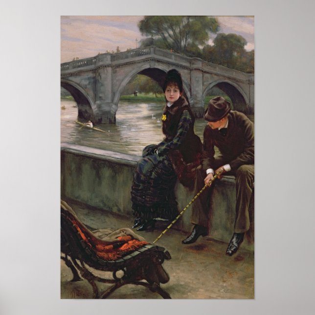 Richmond Bridge, c.1878 Poster (Front)