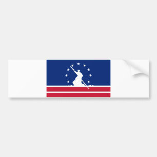 Richmond city flag united state america Virginia Bumper Sticker