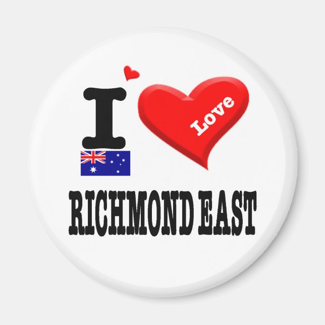 RICHMOND EAST - I Love Magnet (Front)