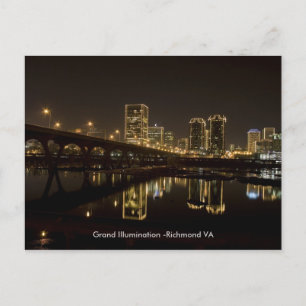 Richmond Grand illumination, . Postcard