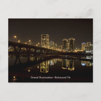 Richmond Grand illumination, . Postcard
