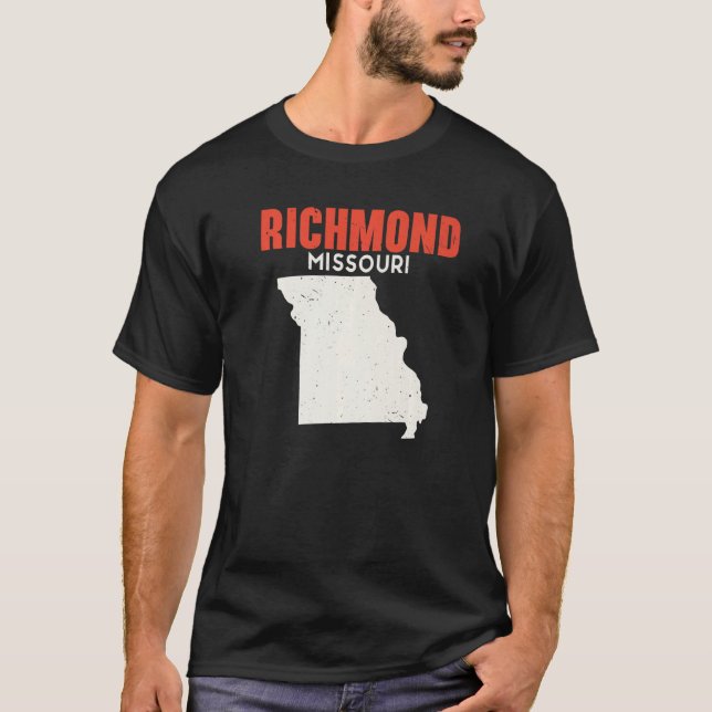 Richmond Missouri USA State America Travel Missour T-Shirt (Front)