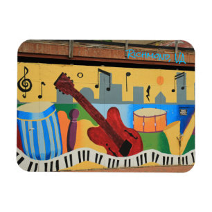 Richmond Murals- Music RVA - magnet