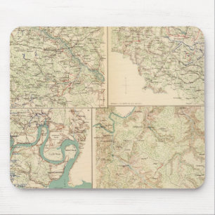 Richmond, Petersburg, Five Forks Mouse Pad