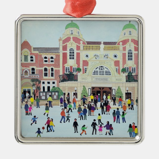 Richmond Theatre London Metal Tree Decoration (Front)