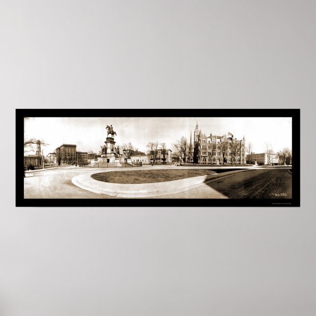 Richmond, VA Capitol Photo 1909 Poster (Front)
