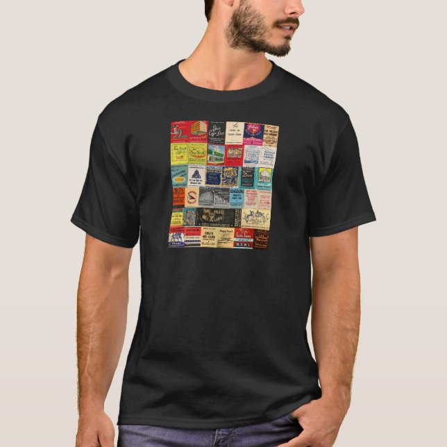 Richmond Vintage Matchbooks Teeshirt T-Shirt (Front)