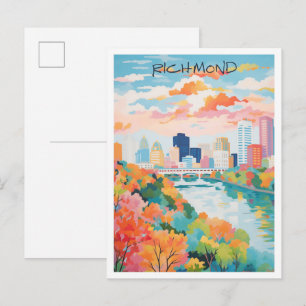 Richmond Virginia Art Travel  Postcard