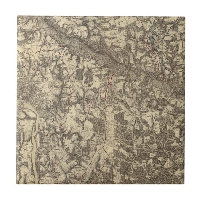 Richmond, Virginia Ceramic Tile (Front)