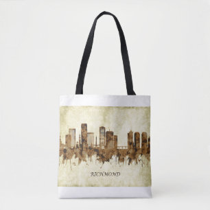 Richmond Virginia Cityscape Tote Bag