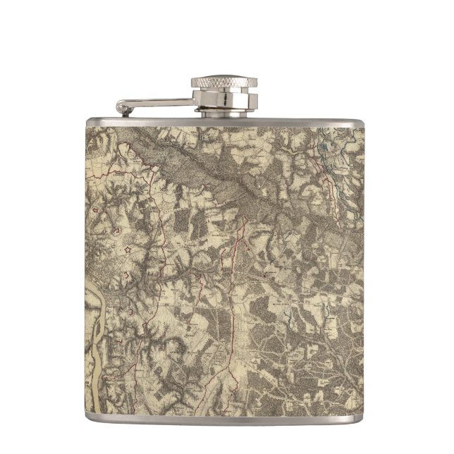 Richmond, Virginia Hip Flask (Front)