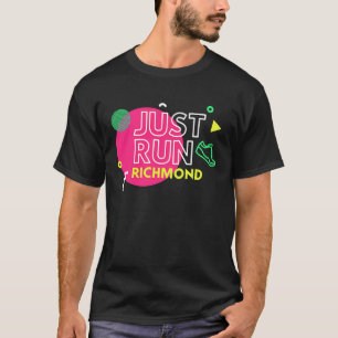 Richmond Virginia Just Run 1980's Graphic T-Shirt