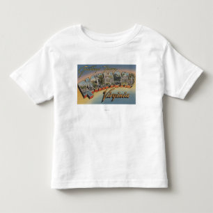 Richmond, Virginia - Large Letter Scenes 2 Toddler T-Shirt