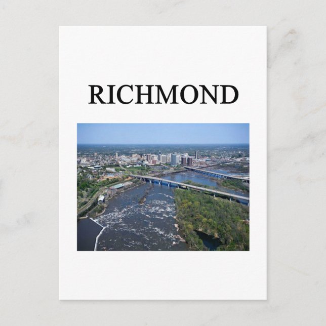 RICHMOND virginia Postcard (Front)
