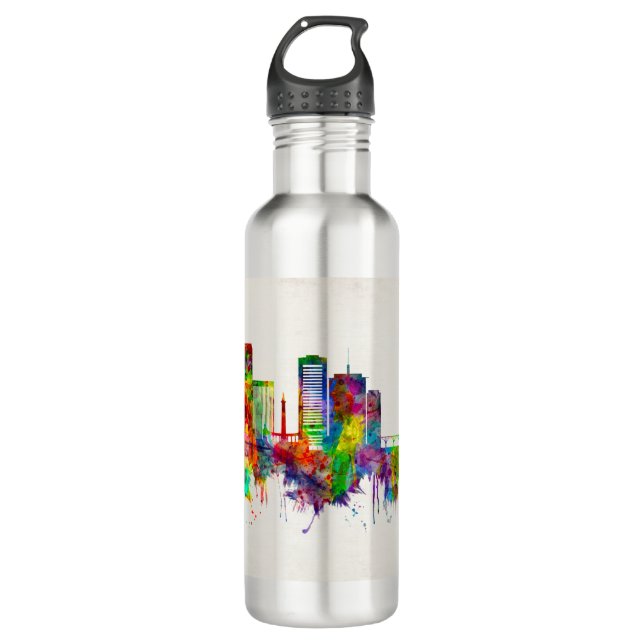 Richmond Virginia Skyline 710 Ml Water Bottle (Front)
