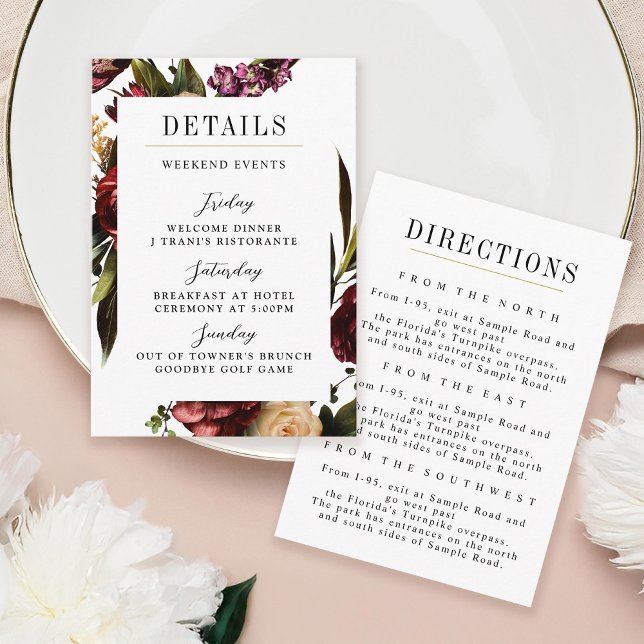 Richness of Spring Colourful Wedding Enclosure Card (Creator Uploaded)