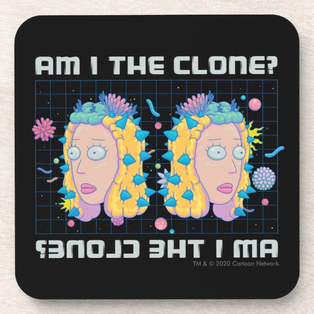 RICK AND MORTY™ | Am I The Clone? Coaster (Front)