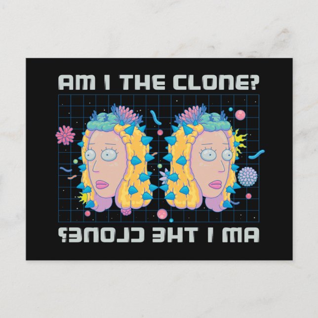 RICK AND MORTY™ | Am I The Clone? Invitation Postcard (Front)