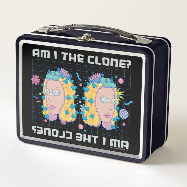 RICK AND MORTY™ | Am I The Clone? Metal Lunch Box (Front)