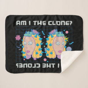 RICK AND MORTY™ Am I The Clone? Sherpa Blanket