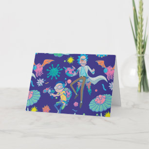 RICK AND MORTY™   Among Infected Cells Pattern Card
