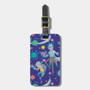RICK AND MORTY™ Among Infected Cells Pattern Luggage Tag