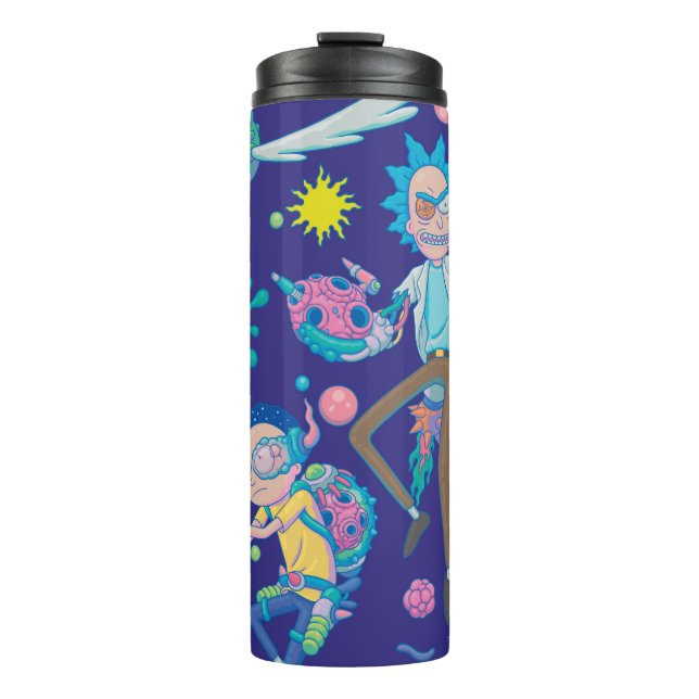 RICK AND MORTY™ | Among Infected Cells Pattern Thermal Tumbler (Front)