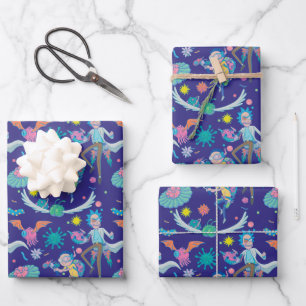 RICK AND MORTY™   Among Infected Cells Pattern Wrapping Paper Sheet