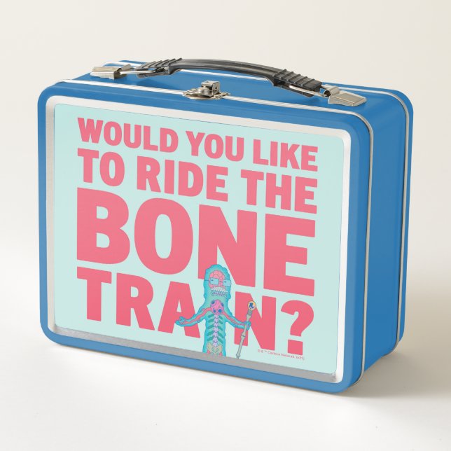 RICK AND MORTY™ | Anatomy Park - Bone Train Metal Lunch Box (Front)