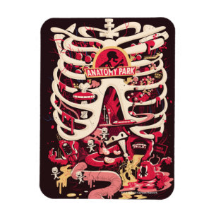 RICK AND MORTY™   Anatomy Park Rib Cage Magnet