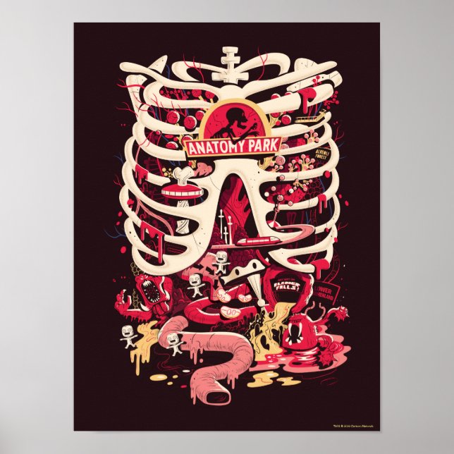 RICK AND MORTY™ | Anatomy Park Rib Cage Poster (Front)
